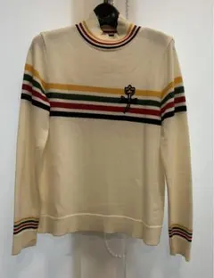 CASTEL BAJAC ストライプ柄長袖セーター