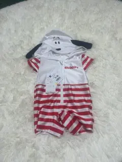 SNOOPY ストライプ柄水着 80cm