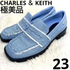 極美品　CHARLES & KEITHチャールズ&キース★デニムローファー★36のサムネイル