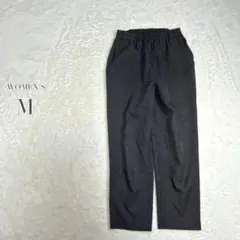 レディース スラックスパンツ ウエストゴム オフィス シンプル 楽ちん 綺麗め