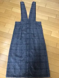 グランチェックワンピース　M