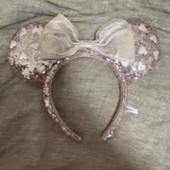 ディズニーカチューシャ スパンコールハート