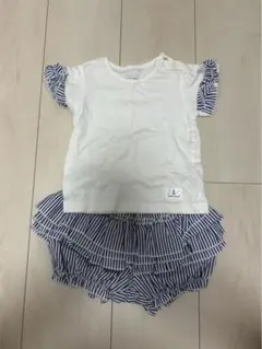 Bebe＊フリル付きトップスとショートパンツのセットのサムネイル
