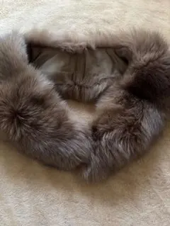 カ*カ様 和装　FOXファー　マフラー　ストール　茶色　着物用　ショール