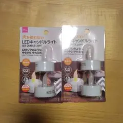 LEDキャンドルライト 2個セット
