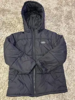 最終値下【美品】X-girl フード付ダウンジャケット　140 黒