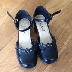キャサリンコテージ ブラックフォーマルシューズ