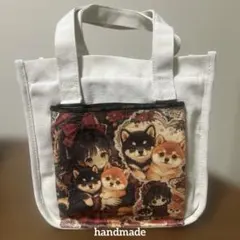 スペシャルセット　SALE 気まぐれ出品　犬柄　巾着2枚組　ハンドメイド スペシャルセット SALE 気まぐれ出品 犬柄 巾着2枚組 ハンドメイド