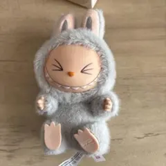 うさぎのぬいぐるみ グレー 約15cmラブブ