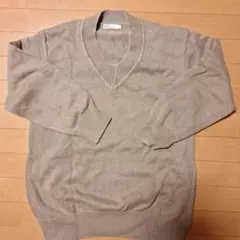 CRAFT ベージュ Vネック セーター Lサイズ