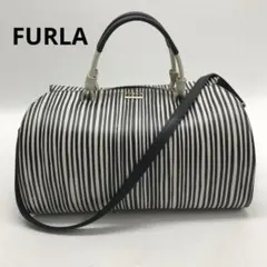 ☆美品☆FURLA VENUS 2Way ハンドバッグ ミニ ボストンバッグ