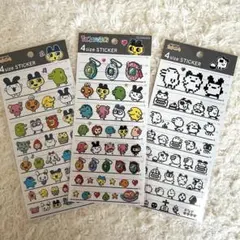 たまごっち　4サイズステッカー　3種　まとめ売り
