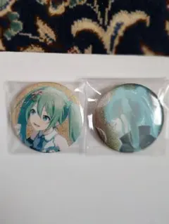 【即日発送】プロセカ初音ミク 缶バッジ 2個セット