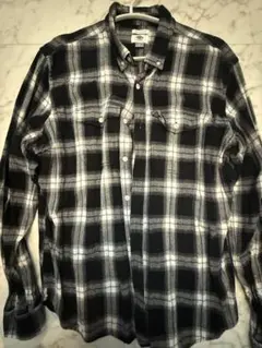 OLD NAVY スリムフィット チェック柄ネルシャツ L