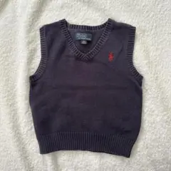 Polo by Ralph Lauren ネイビー ベスト90