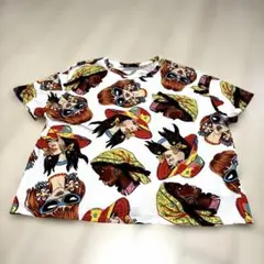 今だけ価格。ZARAのイラスト総柄綿100%カットソーのサムネイル