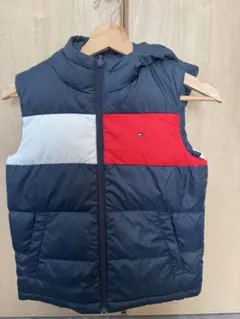 Tommy Hilfiger フード付きダウンベスト 100cm〜