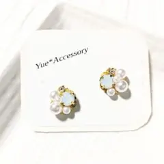 S-338　ハンドメイド☆ビジューピアス／イヤリング