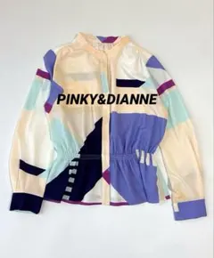 2026年最新】◇カラーブロックプリントブラウス PINKY&DIANNE ピンキー