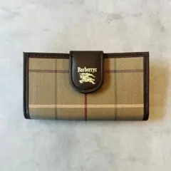 未使用✨BURBERRY ヴィンテージ　ノバチェック　ホースロゴ　キーケースのサムネイル