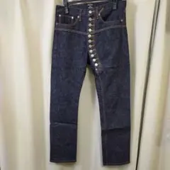 カバンドズッカ　デニムパンツ　ボタン　濃紺　スキニー　ZUCCa