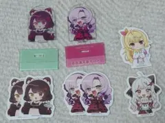 にじさんじ　クリアスタンド＆ダイカットシール