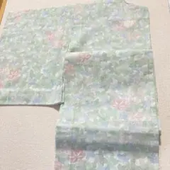 080920 夏　一重　単　紅葉文様　浴衣にも