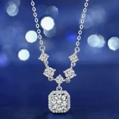 ⭐️新品未使用⭐️シルバーネックレス キュービックジルコニア クリスマス ギフト