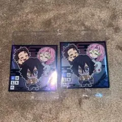 鬼滅の刃 ウエハース シール 伊黒小芭内 甘露寺蜜璃 竈門炭治郎 2枚