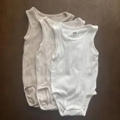 H&M オーガニックコットン肌着 3枚セット 80サイズ