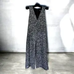 【美品】ZARA WOMAN ツイード ジャンプスーツ サロペット XS ラメ入