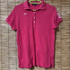 パーリーゲイツピンク ポロシャツ 89 ゴルフ 管理番号43