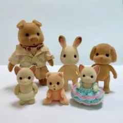 【訳あり価格】シルバニアファミリー 人形 セット 赤ちゃん チワワ (356