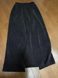 Ludic Parkラメ入りブラックロングスカート M