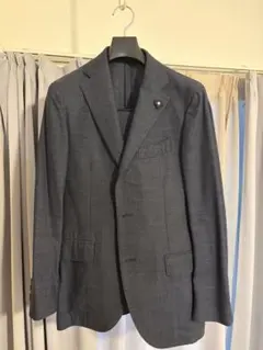 LARDINI ラルディーニ テーラードジャケット グレンチェック 46 春夏