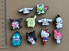 クロックス ジビッツ サンダルアクセサリー サンリオの仲間達　10点セット