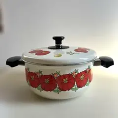 昭和レトロ KOTOBUKI HORO WARE ホーロー鍋 18cm 2.0L - メルカリ