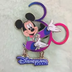 ディズニー　ディズニーランドパリ　30周年　ミッキーマウス　ピンバッジ　海外のサムネイル