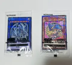 遊戯王　セブンイレブン　プロモ　ブラックマジシャンガール 青眼の究極竜