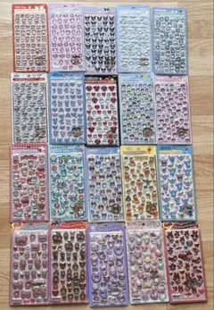 ボンボンドロップシール　うるちゅるPOPシール　２０枚セット