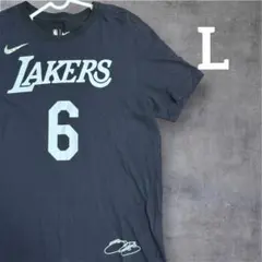 ナイキ NBA ロサンゼルス レイカーズ レブロン ジェームズ Tシャツ 《L》