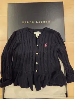 Ralph Lauren ネイビー カーディガン 24M