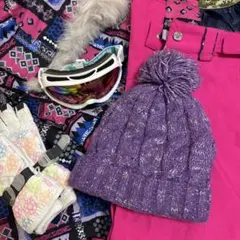 ♡スノボウェア スキー6点 まとめ売り 一式 swivel かわいい 9号 M♡ ♡スノボウェア スキー6点 まとめ売り 一式 swivel かわいい 9号 M