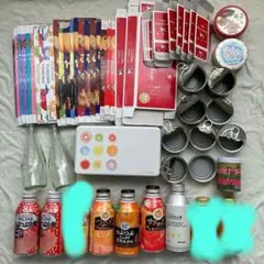 空き容器　いろいろおまとめ58点セット　まとめ売り　空き缶　空き箱　空き瓶