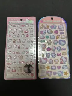 正規品 ボンボンドロップシール ミニ ハローキティー コットンパフィーシール