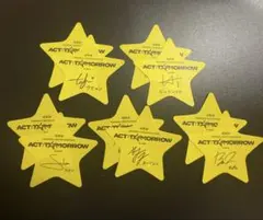 TXT ACT TOMORROW 落下物 星 5人セット2枚ずつ