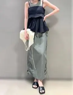 FRAY I.D カーゴナイロンスカート