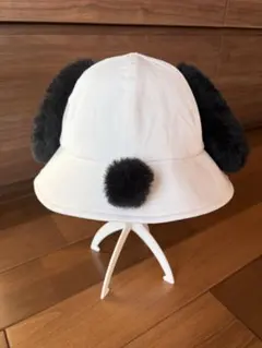 ユニバ　スヌーピー バケットハット 白 耳つき　USJ 58センチ　未使用