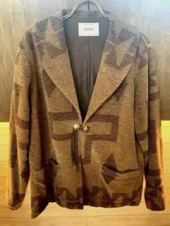 CIAOPANIC 幾何学模様 ネイティブ柄 ブラウンジャケット