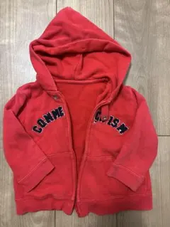 COMME CA ISM パーカー レッド 90cm